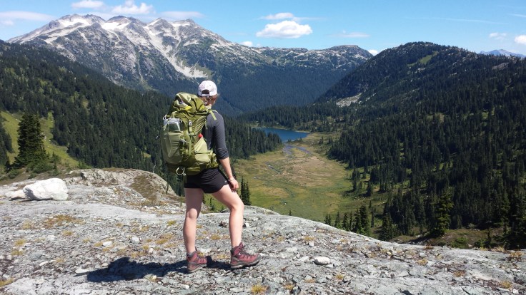 Looking over Tonic Lake, Sproatt Alpine Trail